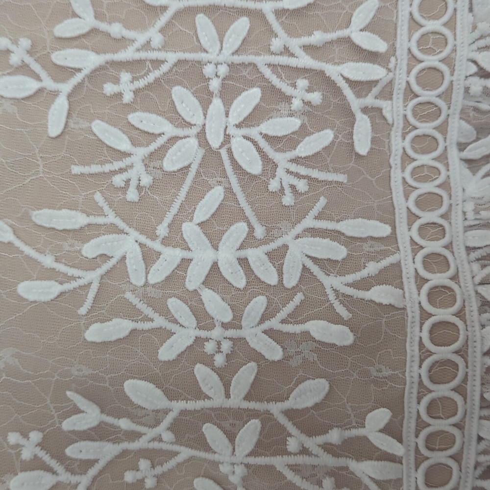 Ivy City Infant White Floral Lace Dress Mommy And Me - Picture 2 of 7